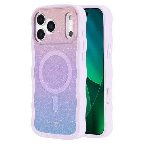 Kate Spade - Wavy MagSafe Case for Apple iPhone 17 Pro Max - Opal Glitter