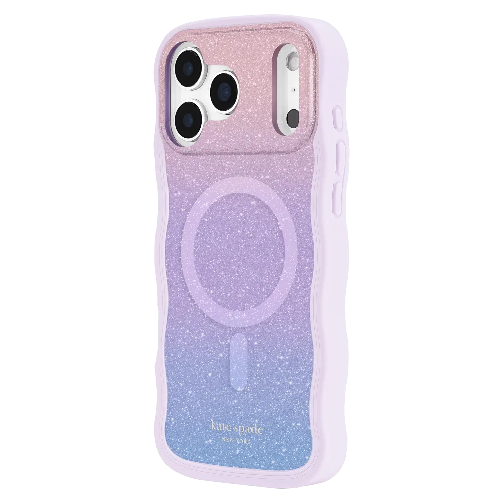 Kate Spade - Wavy MagSafe Case for Apple iPhone 17 Pro Max - Opal Glitter